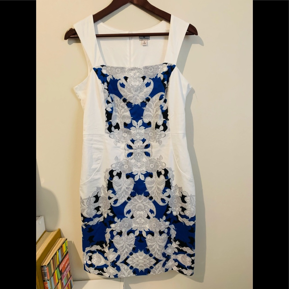 🚨SOLD🚨 Worthington sleeveless blue, black, white